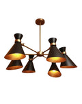 Peggy 6 arm chandelier
