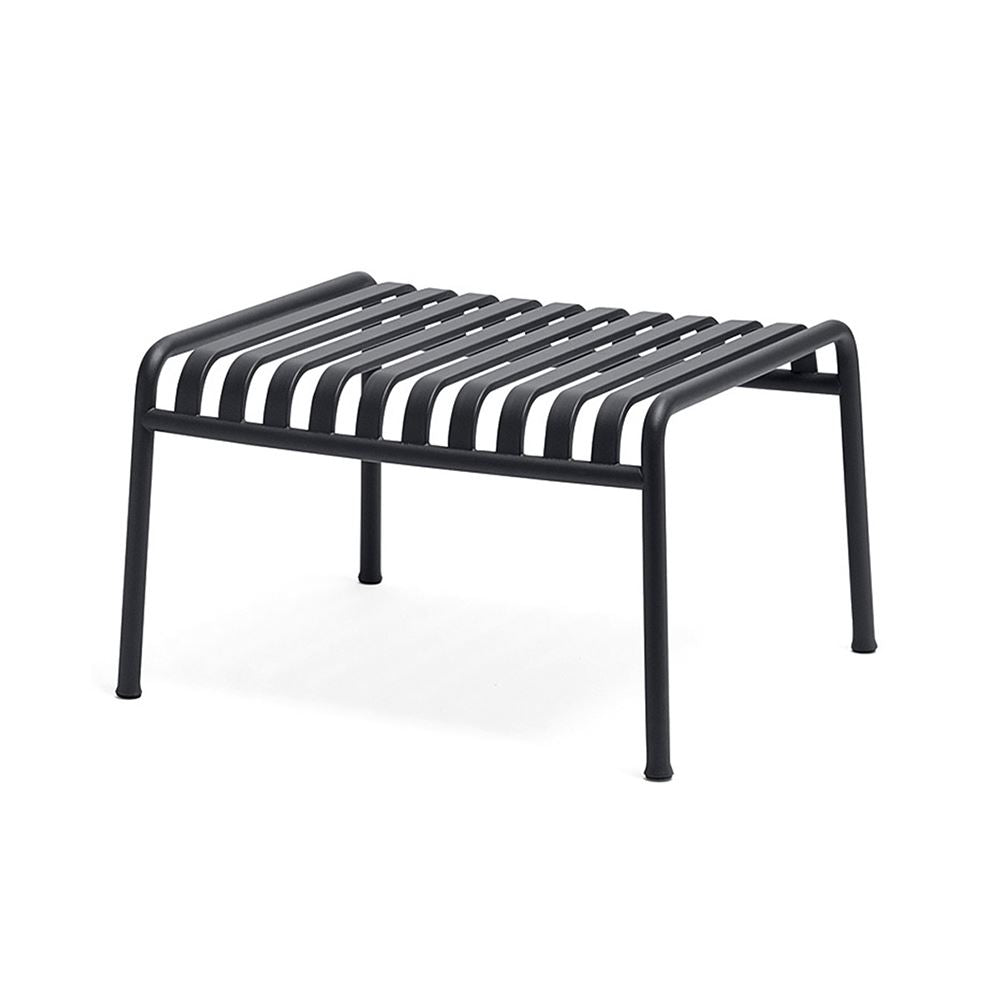 Outlet HAY Palissade Garden Furniture Ottoman - Anthracite
