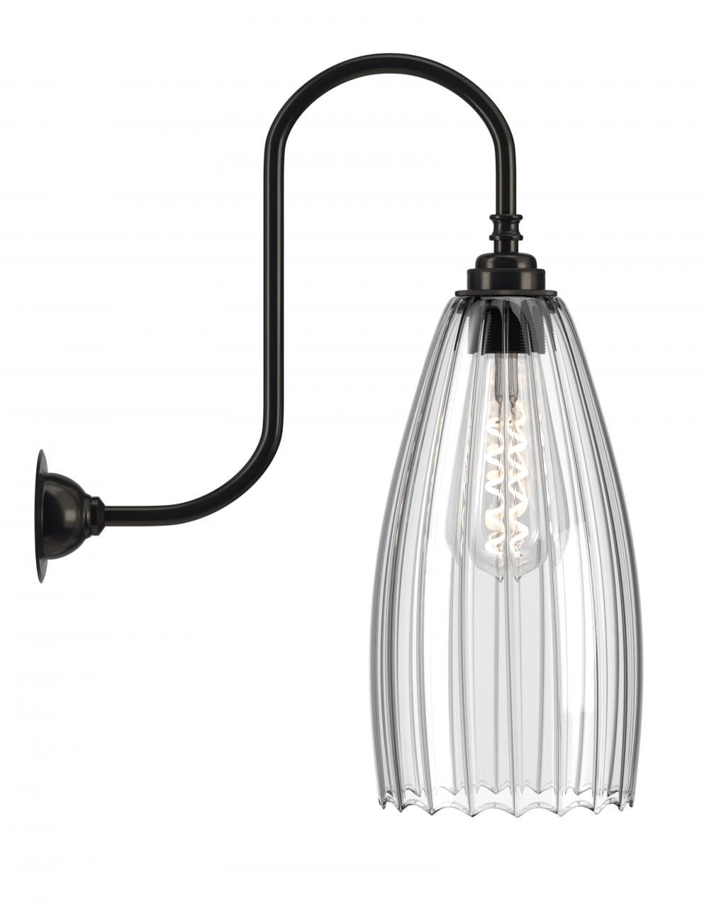Fritz Fryer Upton Swan Neck Bathroom Wall Light