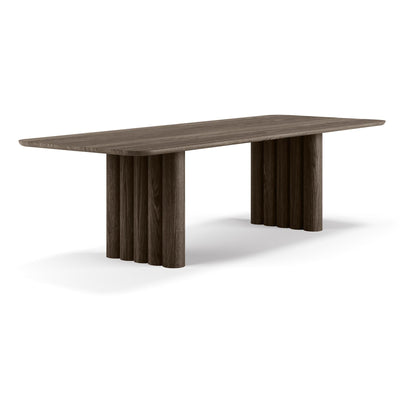 DK3 Plush Extendable Dining Table - 3cm Thick Table Top, Rectangular