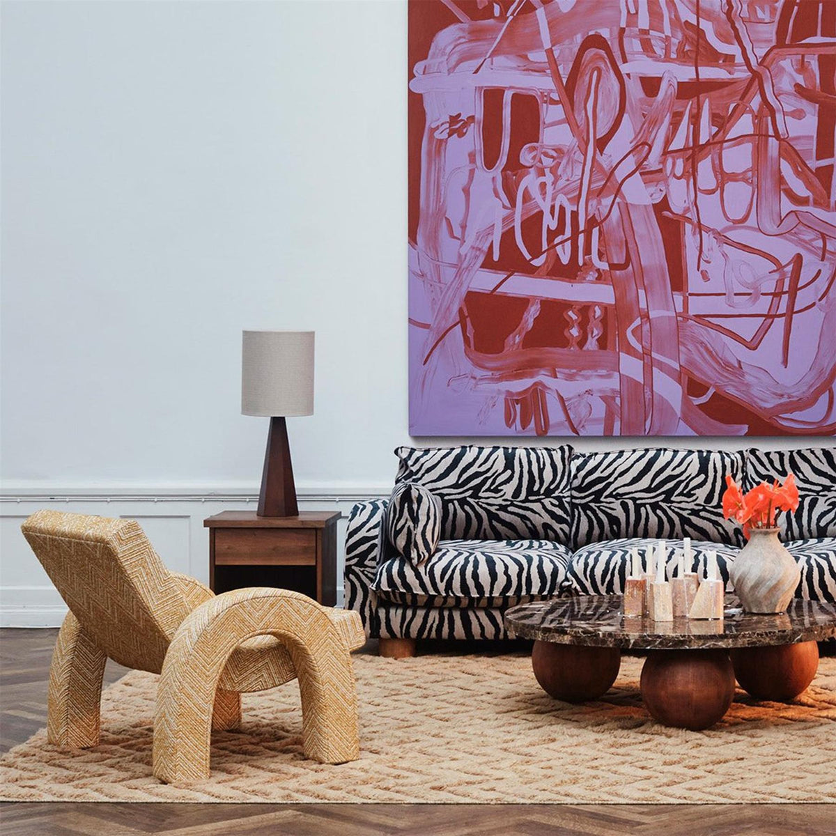 Dusty Deco Arco Lounge Chair