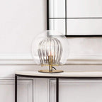 Marc Wood Pleated Crystal Table Lamp