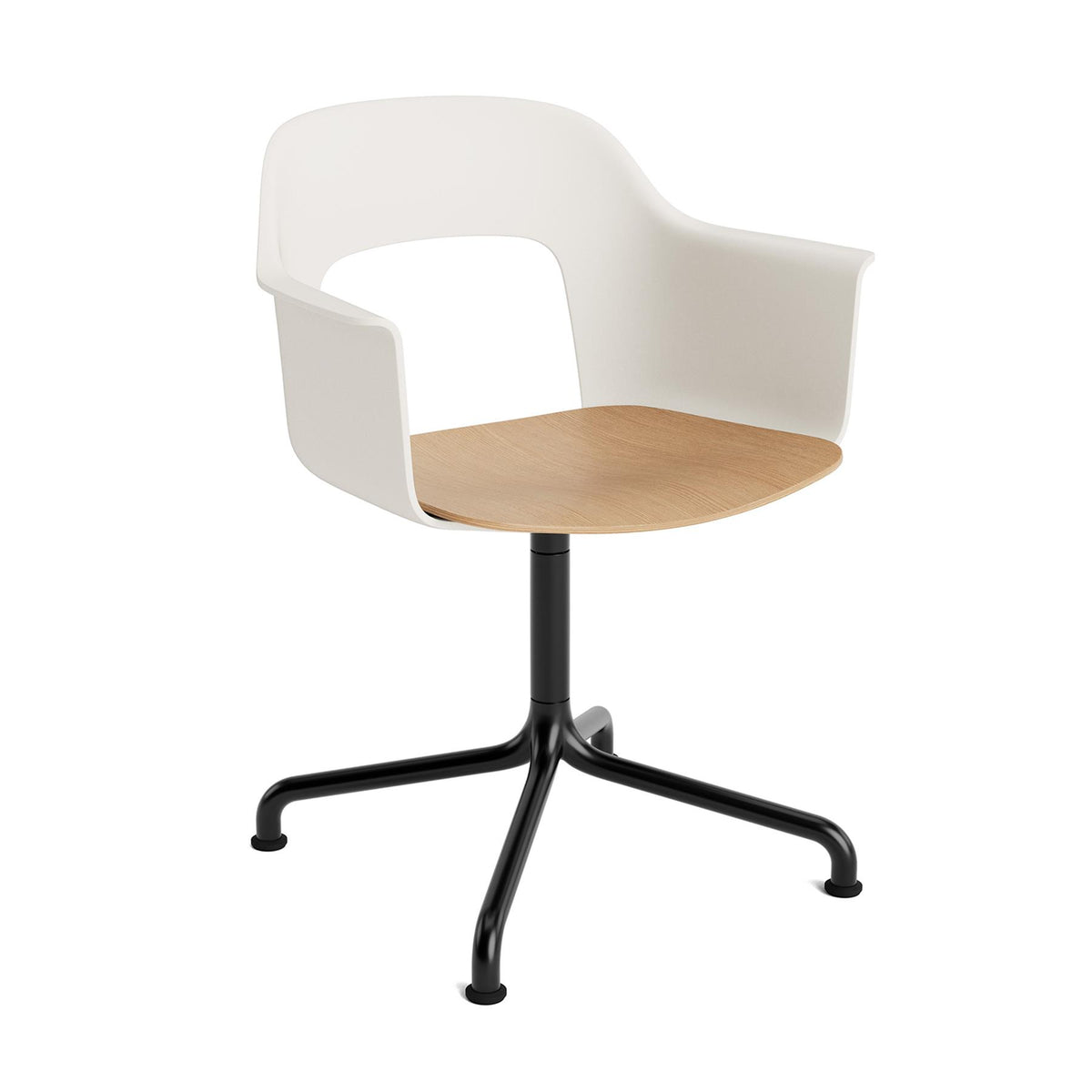 HAY Layout Armchair 252 with 4 Star Swivel Arc Base