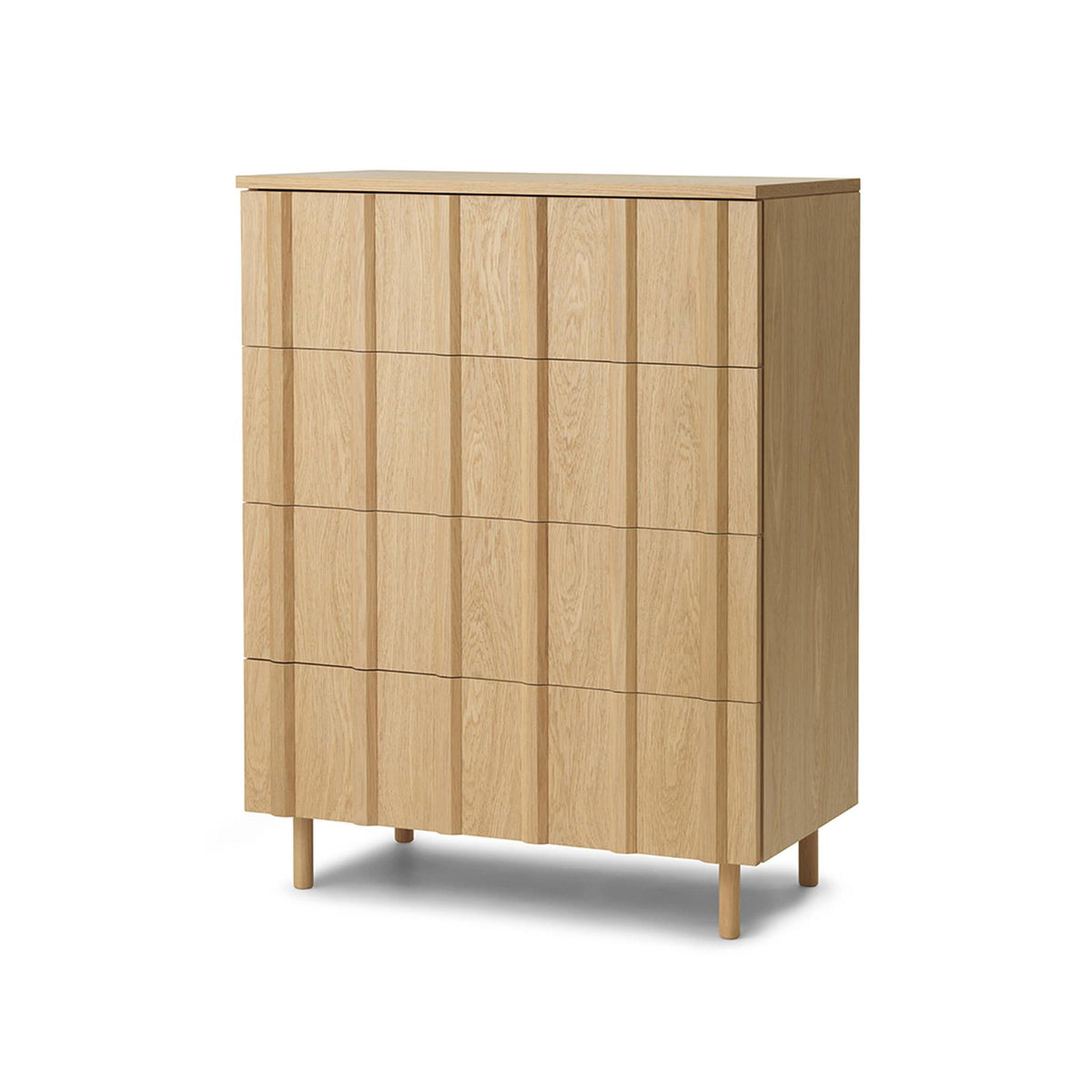 Normann Copenhagen Rib Dresser with 4 Drawers