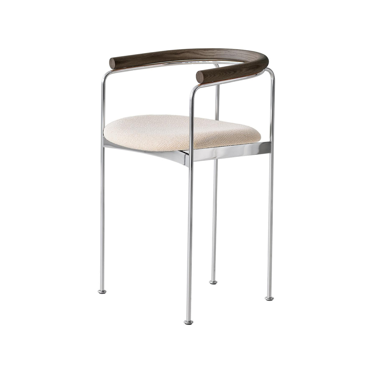 DK3 Baia Counter Stool with Wooden Back