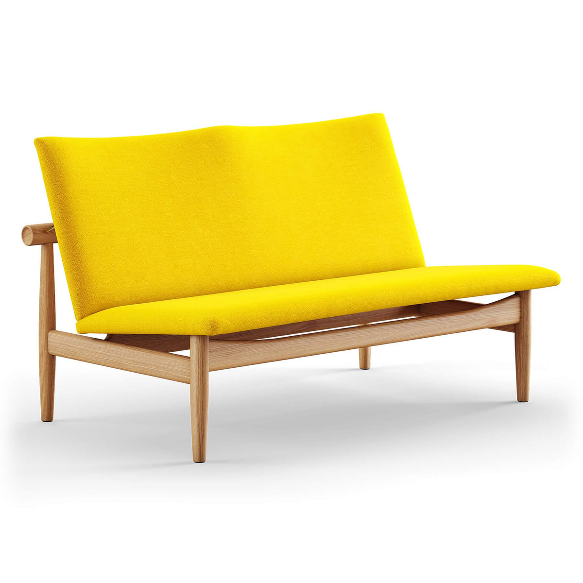 Finn Juhl The Japan 2 Seater Sofa in Dark Oiled Oak