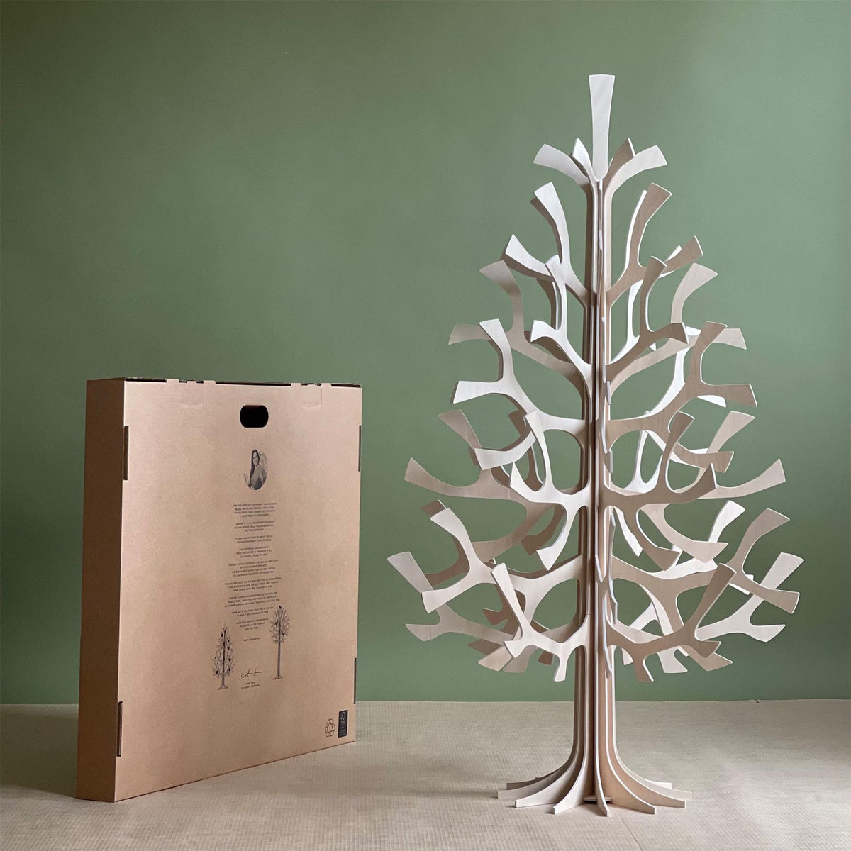 Lovi Wooden Spruce Christmas Tree, Large
