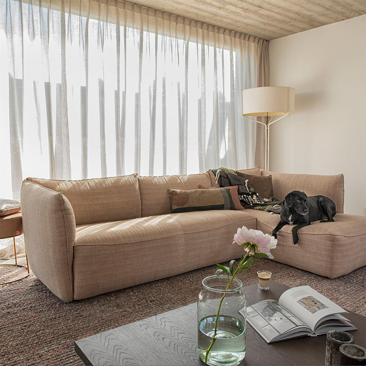Jess Designs Vasa Modular Sofa with Chaise Longue