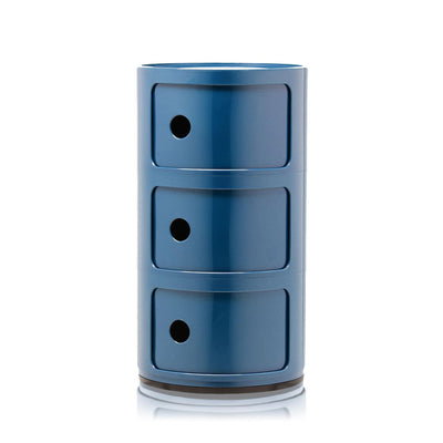 B-Stock Kartell Componibili Classic Cabinet - Blue, 3 Compartments