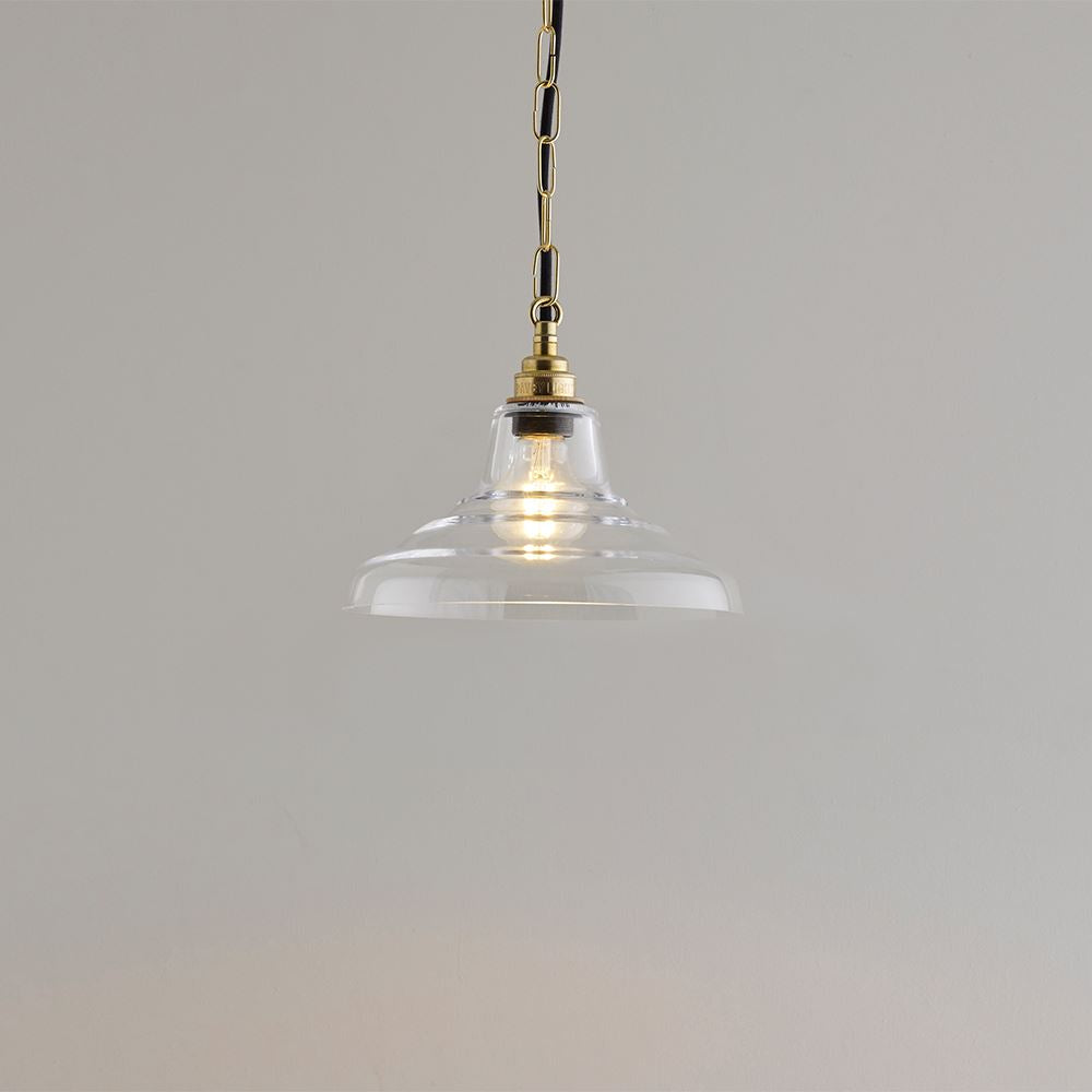 Davey Glass School Pendant Light