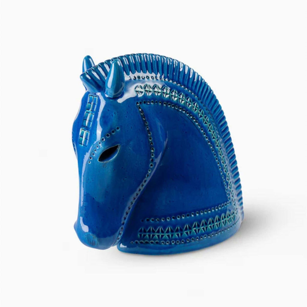 Bitossi Miniature Horse Head Figure