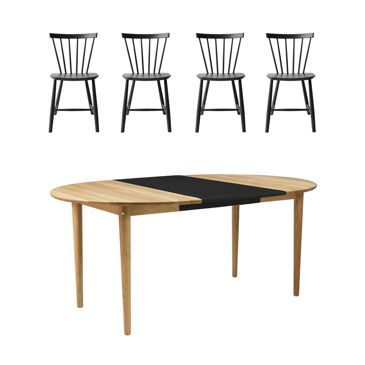 FDB Mobler Kitchen Dining Table Set