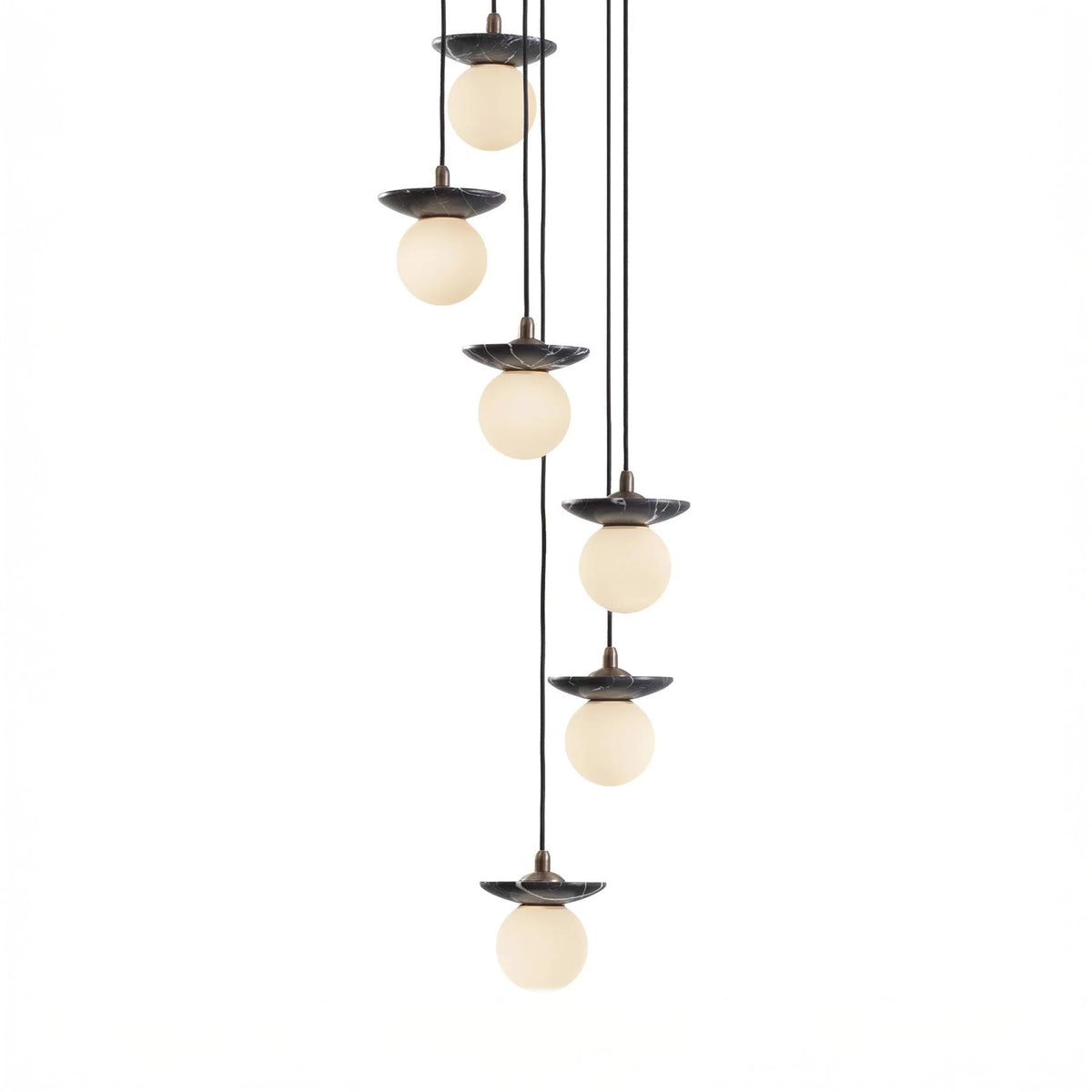 J. Adams Orbit Cluster Pendant Light