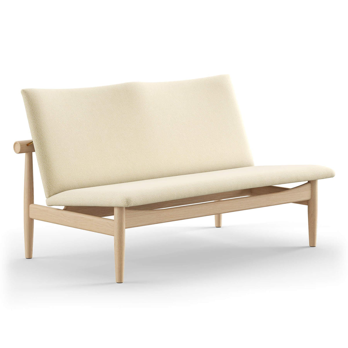 Finn Juhl The Japan 2 Seater Sofa in Clear Oiled Oak