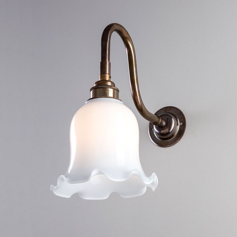 Old School Electric Tulip Wall Light : Swan Arm