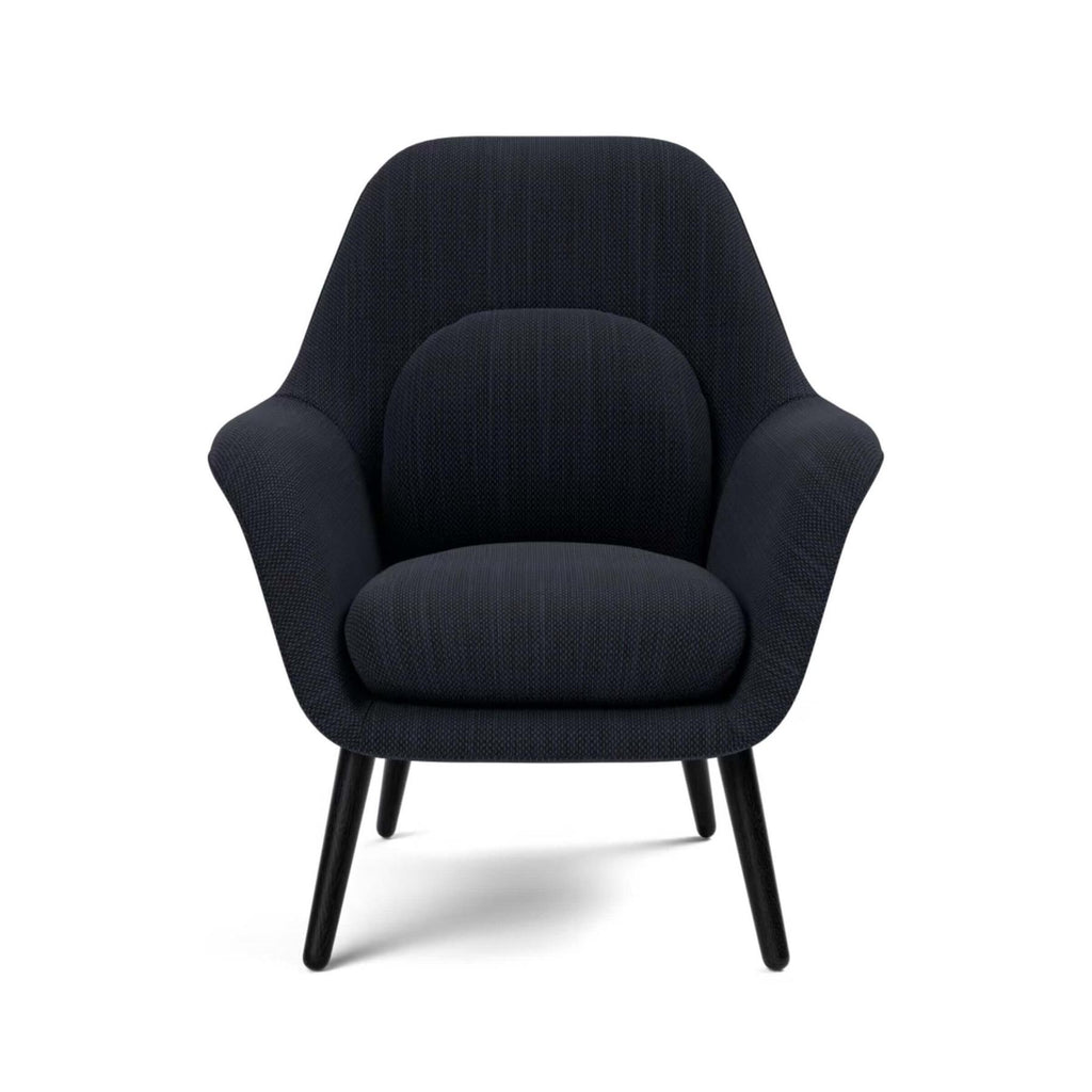 Fredericia Swoon Lounge Petit Wood Base Chair