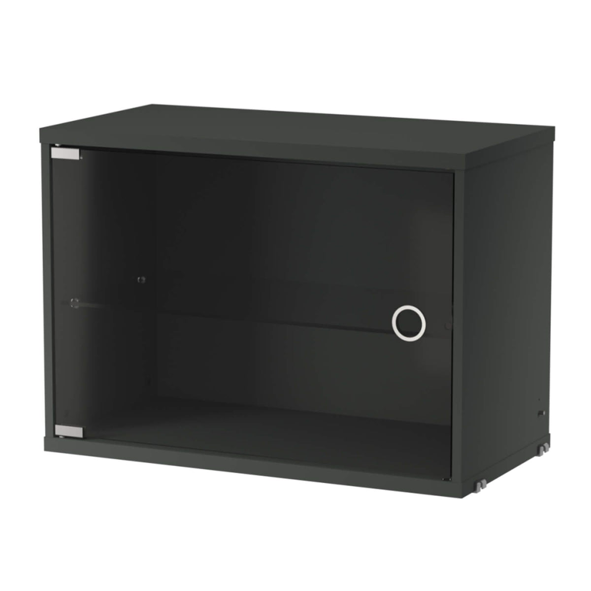 String Furniture Display Cabinet With Swing Glass Door