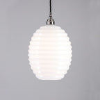 Outlet Old School Electric Beehive Pendant Light - Polished Nickel