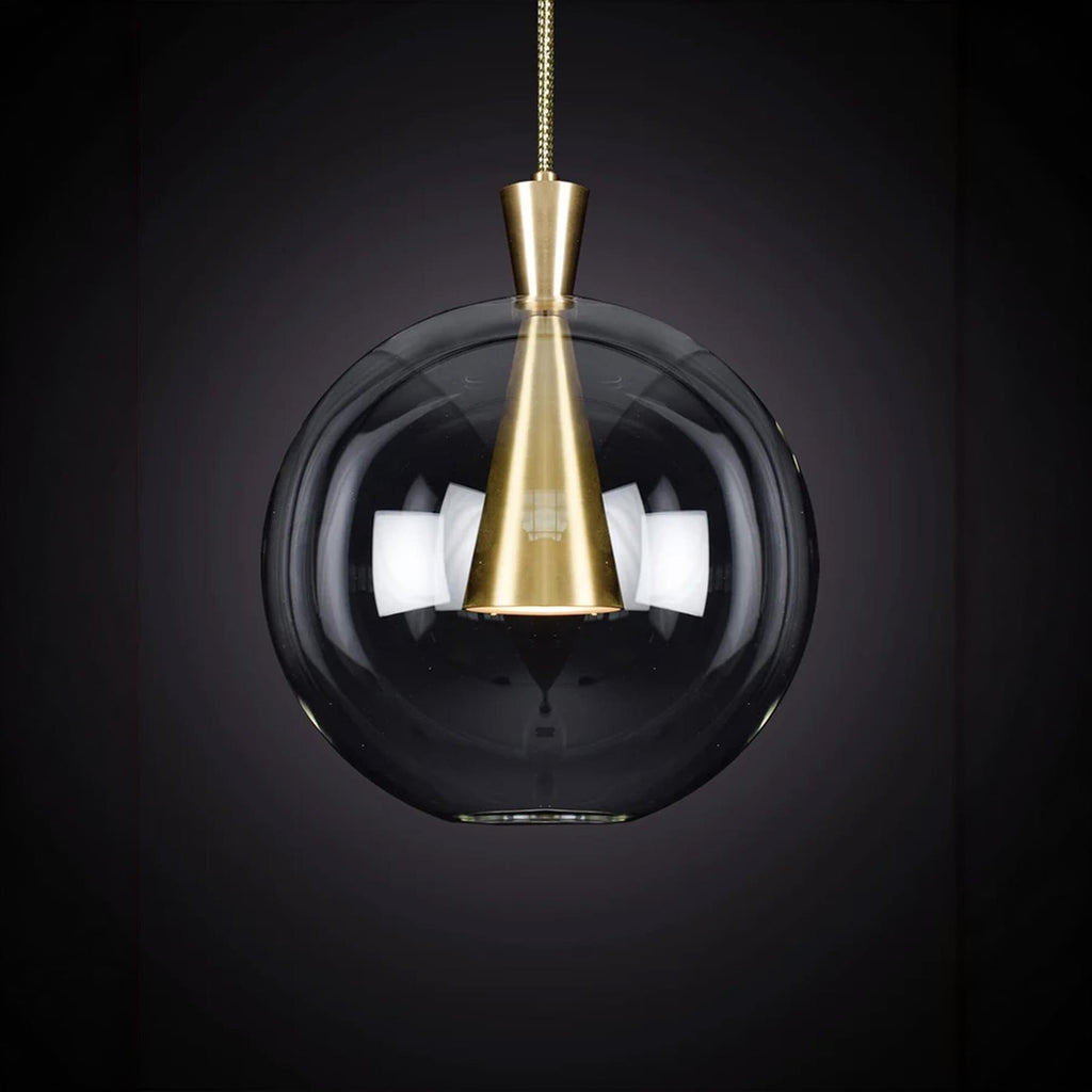 Marc Wood Cone Lamp and Shade Pendant Light