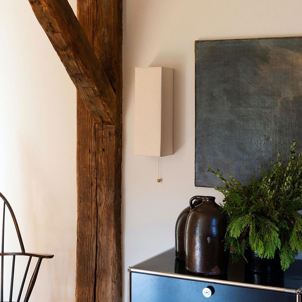 Shaded wall light