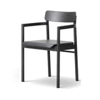 Fredericia Post Armchair with Upholstered Seat