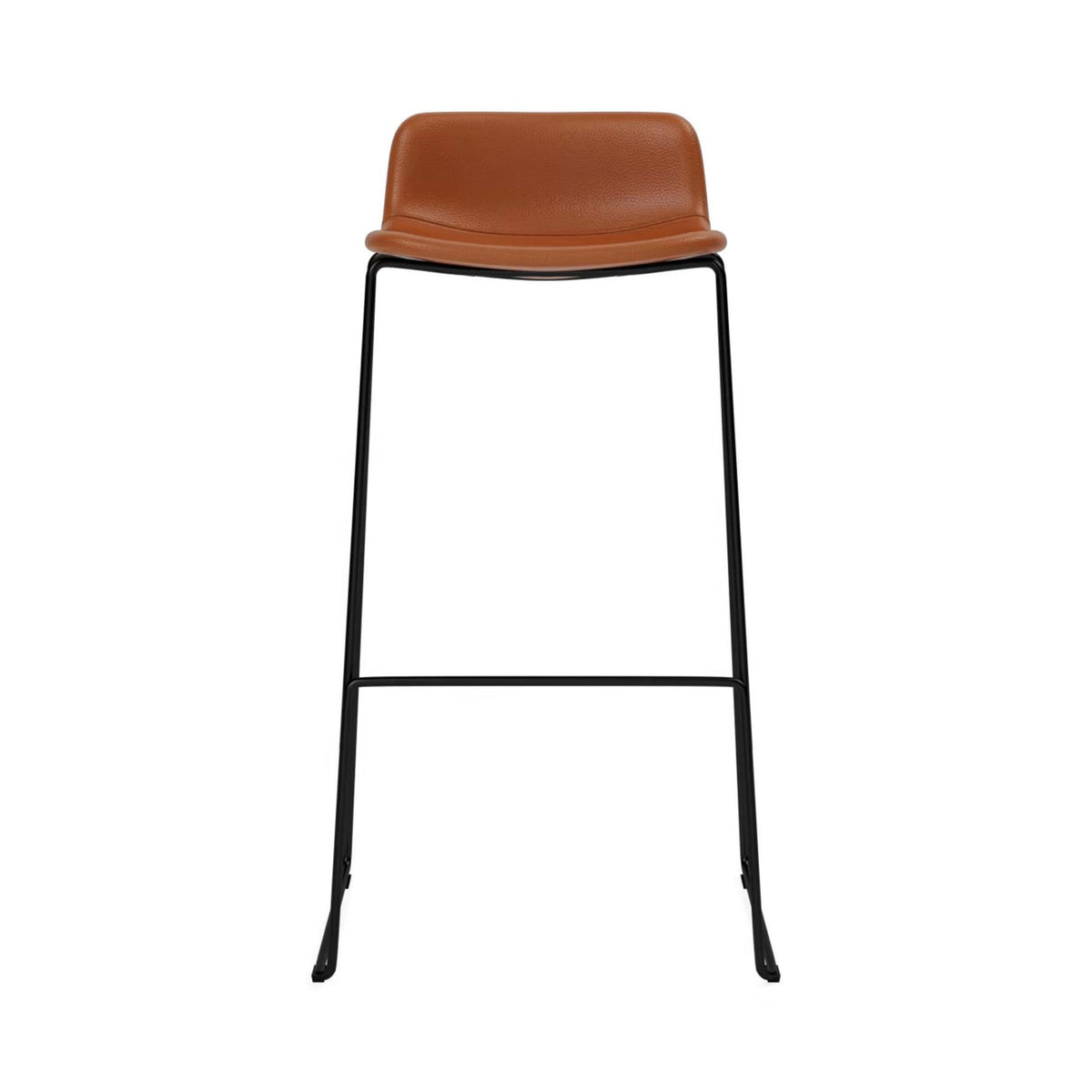 Fredericia Pato Sledge Bar Stool, Fully Upholstered