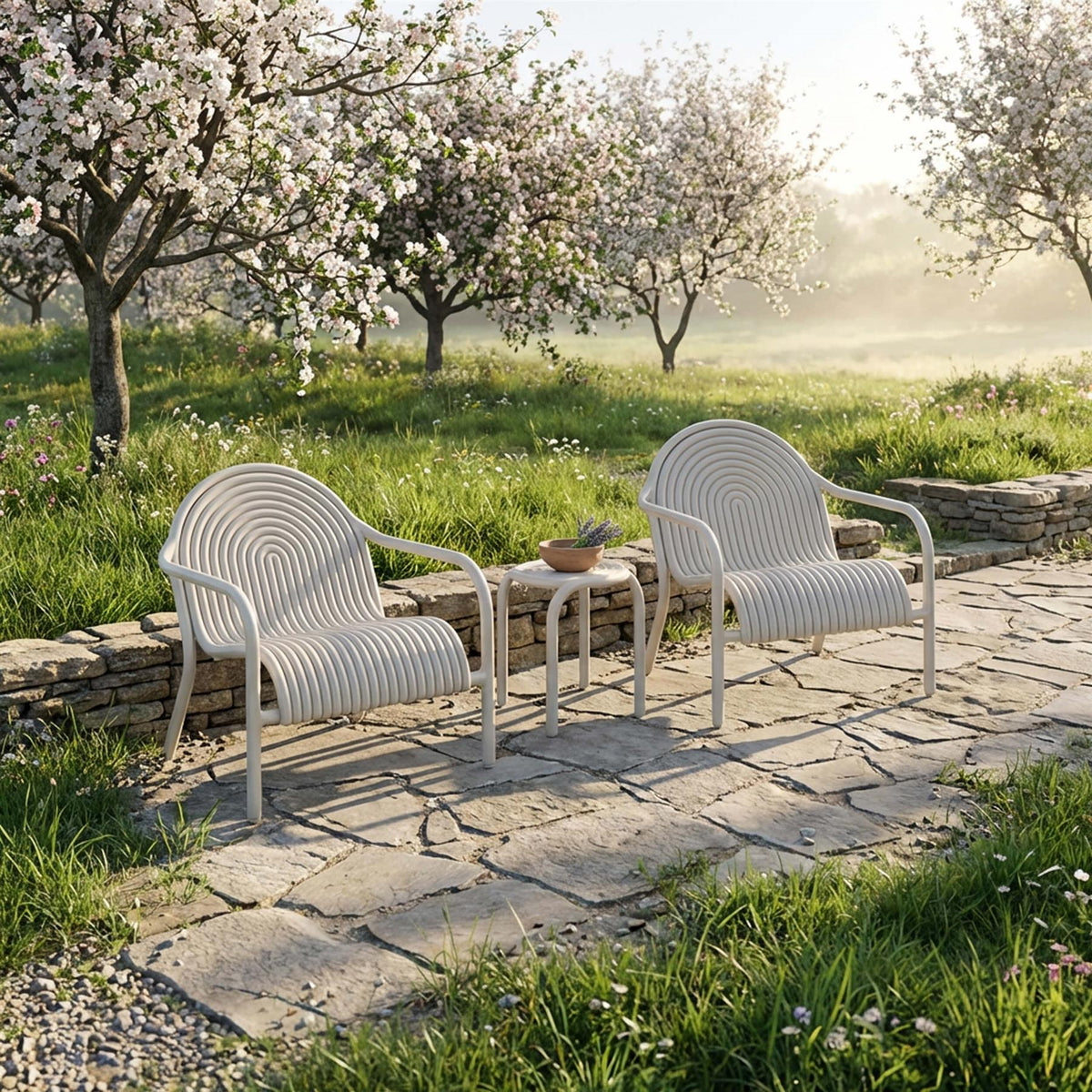 Tom Dixon Groove Garden Lounge Set - Curated by Holloways of Ludlow