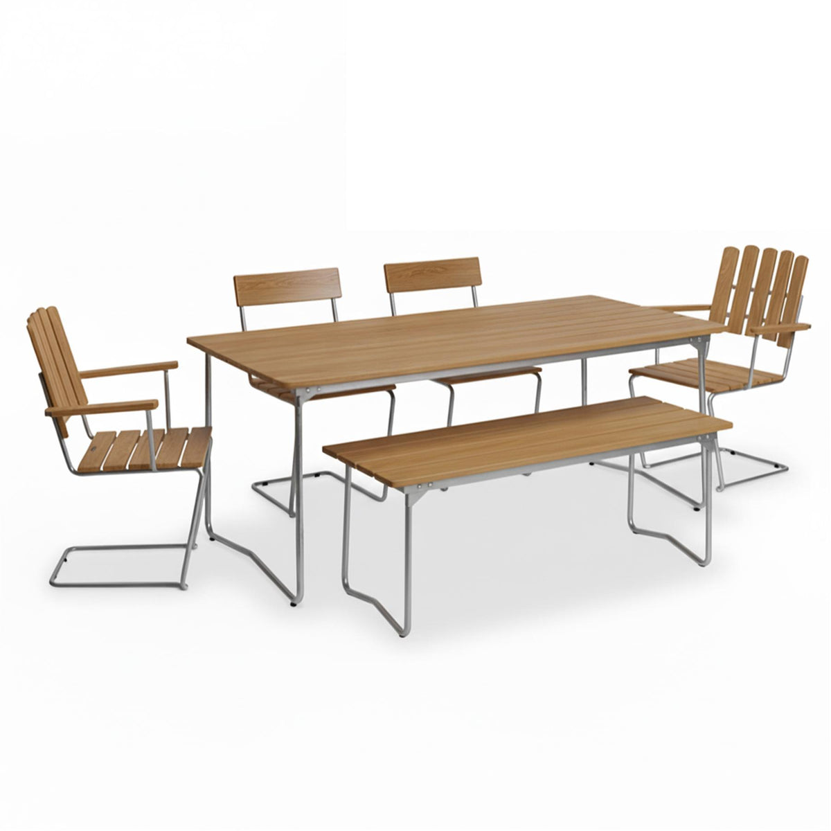 Grythyttan Stålmöbler Patio Set - Curated by Holloways of Ludlow