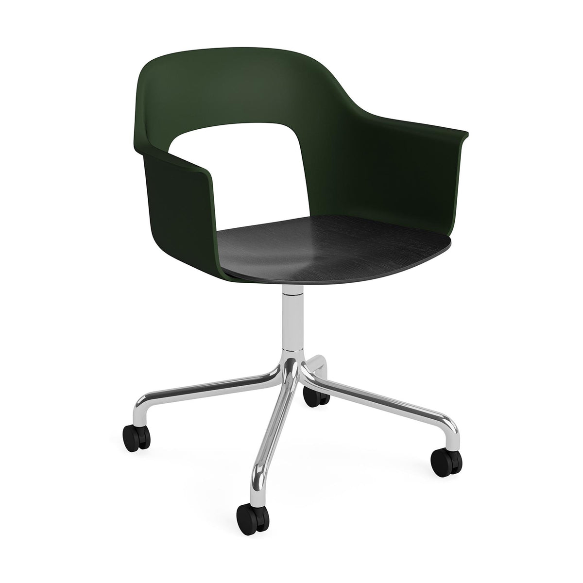 HAY Layout Armchair 262 with 4 Star Swivel Wheel Base