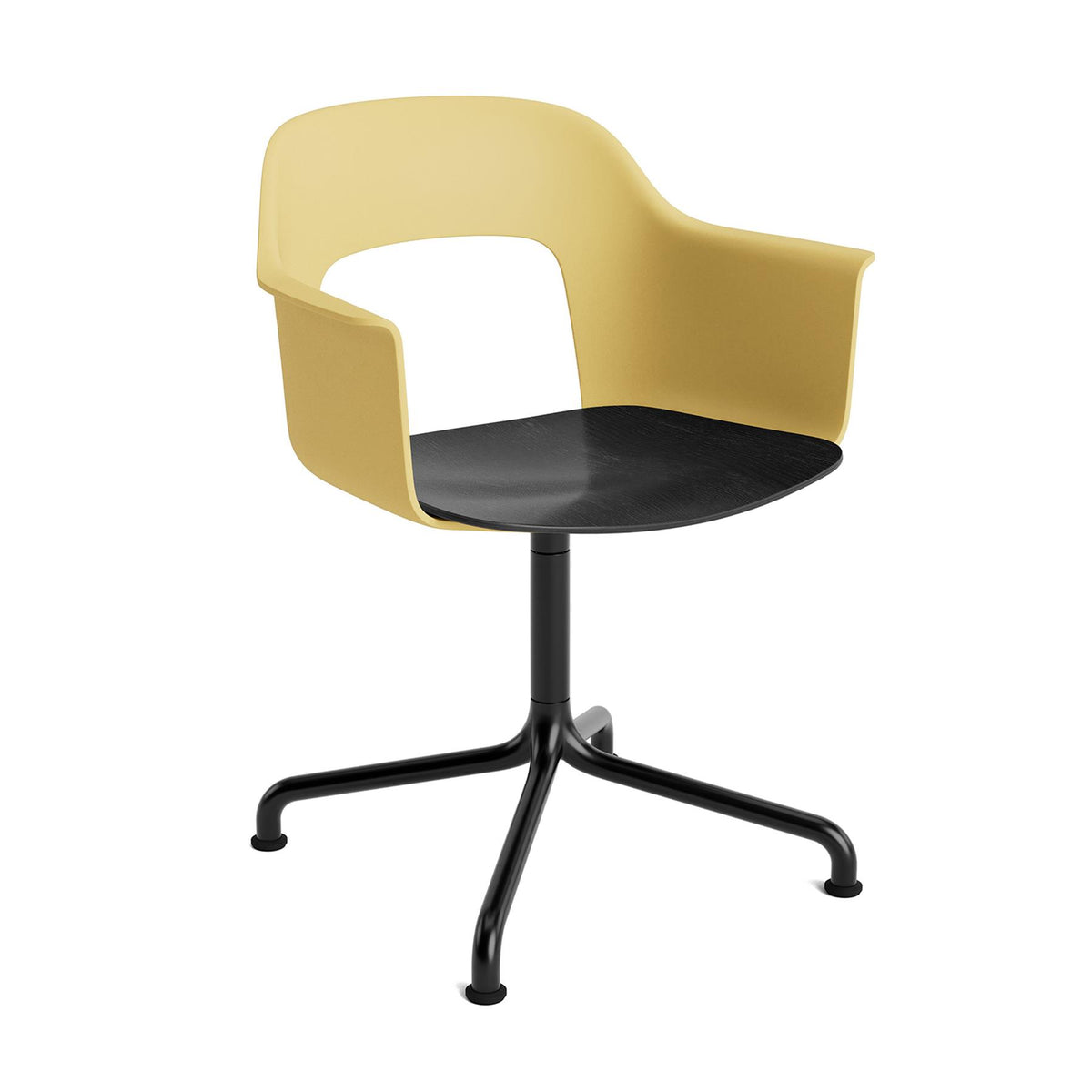 HAY Layout Armchair 252 with 4 Star Swivel Arc Base