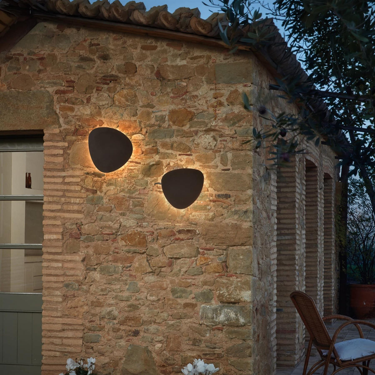 Bover Tria Outdoor Wall Light