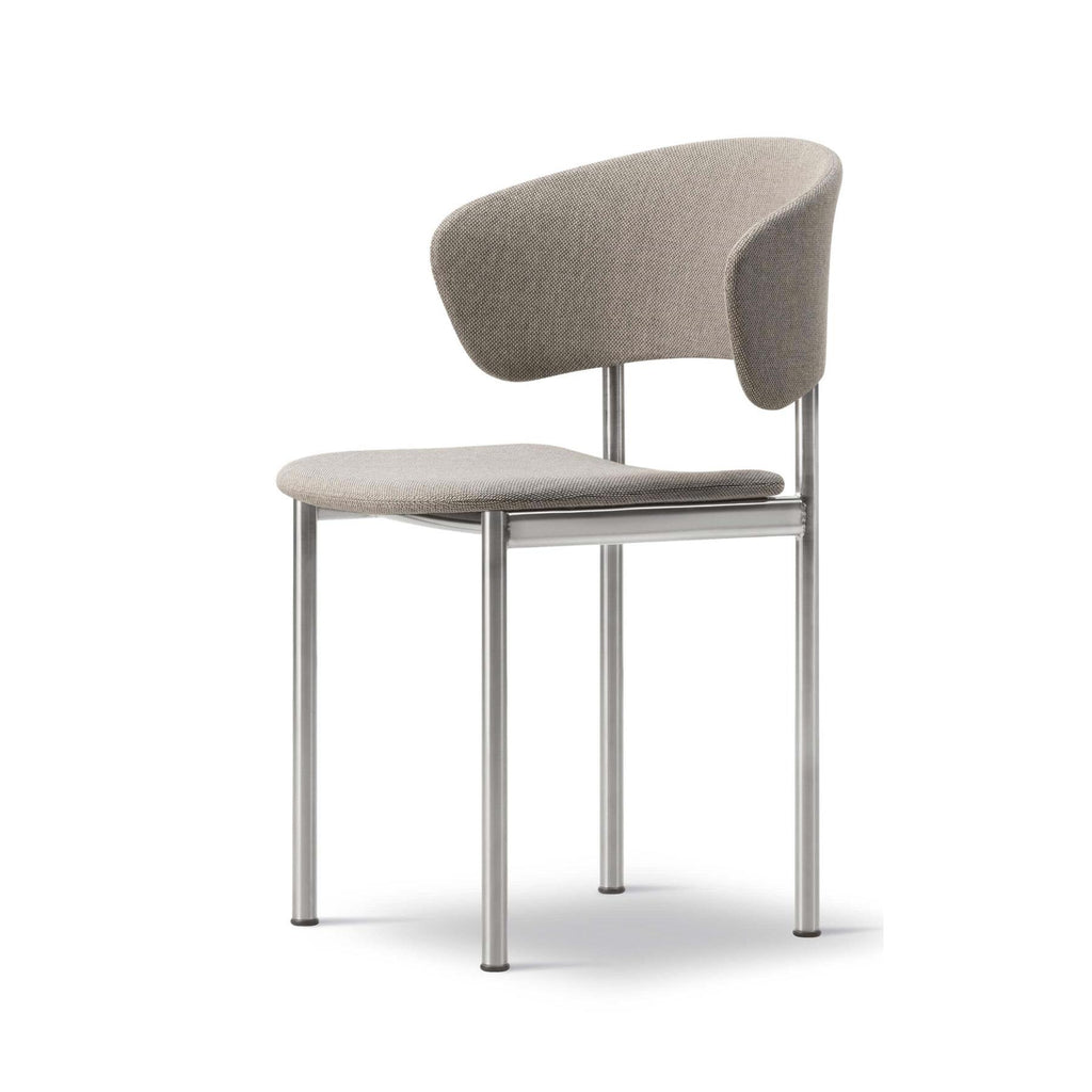 Fredericia Plan Armchair with Metal Legs, Fully Upholstered