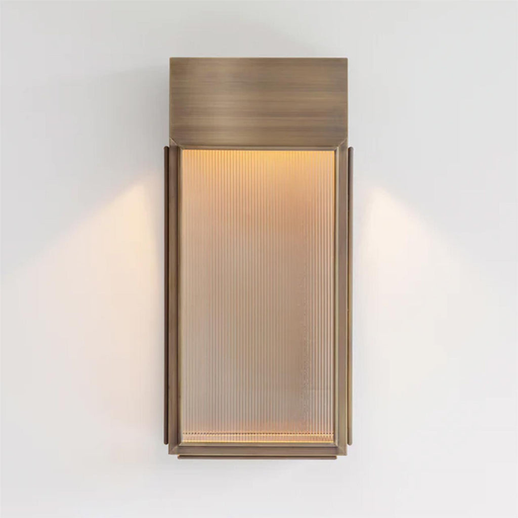 J. Adams Willow Wide Outdoor Wall Light