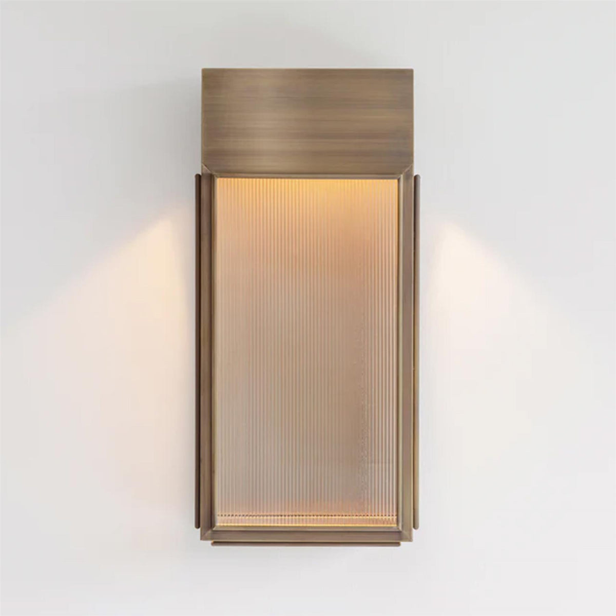 J. Adams Willow Wide Outdoor Wall Light
