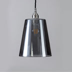 Outlet Old School Electric Tapered Blown Pendant Light : Smoked