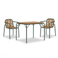 Normann Copenhagen Vig Wood Balcony Furniture Set - Curated by Holloways of Ludlow