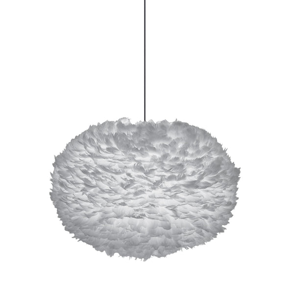Outlet Umage Eos Pendant Light - Extra Large, Light Grey, Black Cord Set