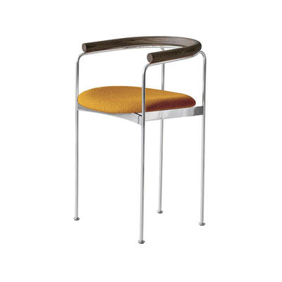 DK3 Baia Counter Stool with Wooden Back