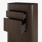 Ligne Roset Parabole Chest of Drawers in Dark Walnut