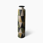 Bitossi Vaso Serie Seta Con Decoro Inciso A Pett
