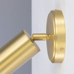 Mullan Lighting Evanston Directional Brass Wall Spotlight