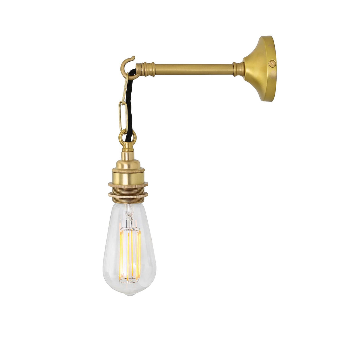 Mullan Lighting Prei Industrial Bare Bulb Wall Light