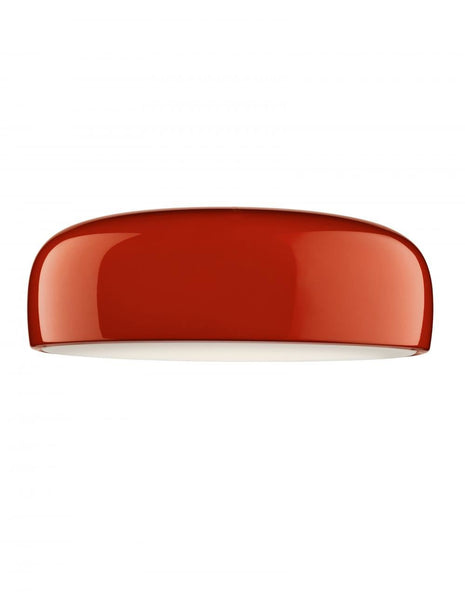 Outlet Flos Smithfield Flush Ceiling Light - Red - E27 Bulb