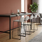 Fredericia Pato Sledge Bar Stool, Fully Upholstered
