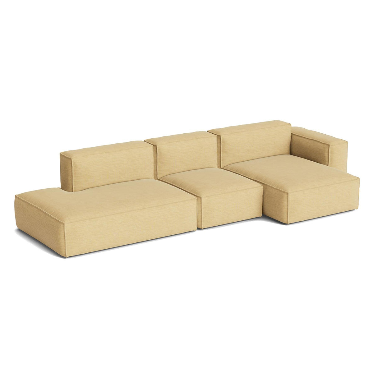 HAY Mags Soft 3+ Seater Sofa Low Armrest with Removable Cover Combination 4 Right