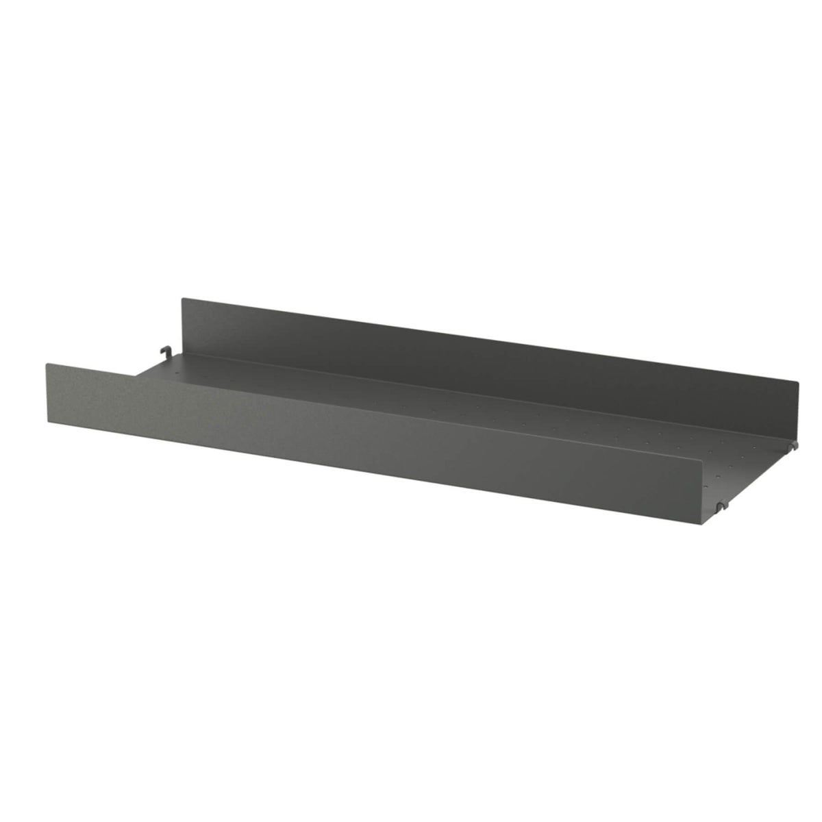 String Furniture String Metal Shelf with High Edge