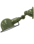 Outlet Jielde Signal Flush Wall Light - Olive, Matt, Integral Switch On Wall Base