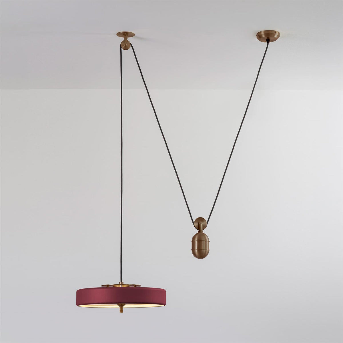 Bert Frank Revolve Rise And Fall Pendant Light