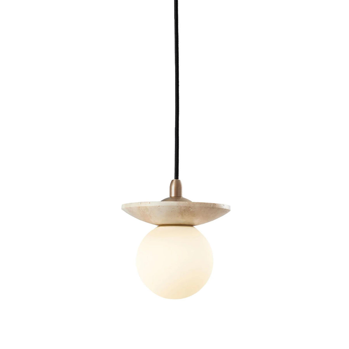 J. Adams Orbit Stone Pendant Light