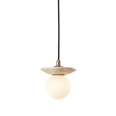 J. Adams Orbit Stone Pendant Light